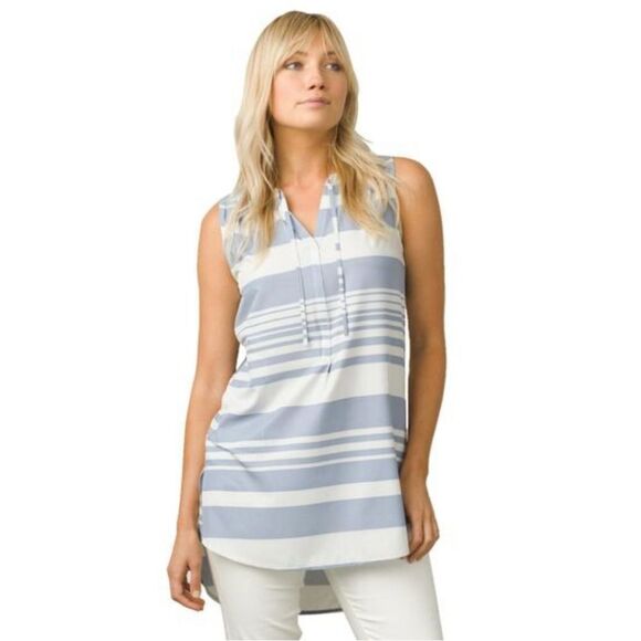 PRANA UPF 30 Medium Natassa Tunic Hi Low - Picture 1 of 7